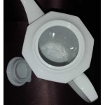 Kaffeekanne Kanne 1,2 L Seltmann Weiden Octa Abstrakt grün gebraucht - sehr gut