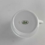 6er Set Kaffeetasse 0,2 L Melitta Hamburg brauner Band gebraucht - neuwertig