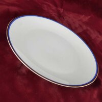 6er Set Kuchenteller Dessertteller 19,1 cm Arzberg Unbestimmten Formen Rand Blau Gold gebraucht - gut