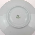 6er Set Untertasse 15 cm Bareuther Waldsassen Unbestimmte Formen Form 144 Weiß gebraucht - gut