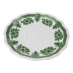 6er Set Untertasse für Kaffee 14,8 cm Seltmann Weiden Barock Hubertus Blumendekor gebraucht - gut