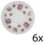 6er Set Untertasse für Kaffee klein 12,2 cm Royal...