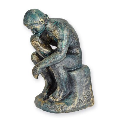 Figur Gusseisen Denker