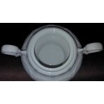 Zuckerdose Krautheim Sissy blau gelbe Blumen echt Kobalt gebraucht - sehr gut