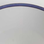 Kuchenteller Dessertteller 19,5 cm Mitterteich Blau gold gebraucht - gut