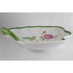 Schale Blattschale Hutschenreuther P.J.Redoute aus dem Rosarium von Malmaison gebraucht - sehr gut