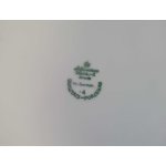 Kuchenteller Dessertteller Frühstücksteller Goldrand 19,1 cm Seltmann Weiden Rote Blumen Rot gebraucht - gut