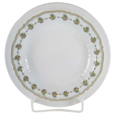 Suppenteller 22,2 cm Eschenbach Bunte Ranke Sommerblüten gebraucht - akzeptabel