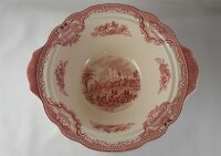 Suppenterrine 1,45 L Johnson Bros Old Britain Castles Rot gebraucht - sehr gut
