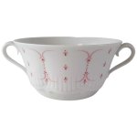 Suppentasse Suppenbecher Schirnding Bavaria Opera rosa Dekor gebraucht - sehr gut