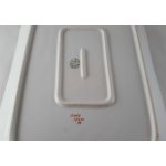 Servierplatte Speiseplatte Fleischplatte Steakplatte 35,3x24,2 cm Hutschenreuther Hohenberg Dekor Schwarz Gold Weiß gebraucht - gut