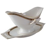 Sauciere mit Teller 1tlg Hutschenreuther Hohenberg Dekor...