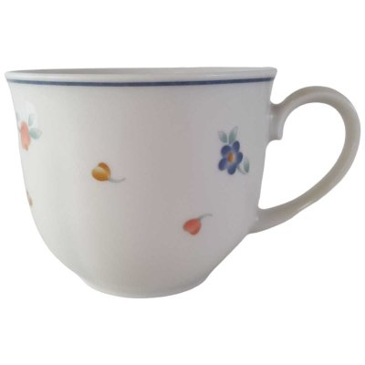 Kaffeetasse Tasse Mitterteich Form 2250 Stefanie Blümchen Blaurand gebraucht - neuwertig neu ohne OVP