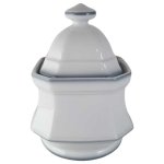 Zuckerdose Winterling Marktleuthen Grauer Rand gebraucht - sehr gut