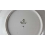 Kuchenteller Dessertteller Frühstücksteller 19,7 cm Seltmann Weiden Vohenstrauß Grau Gold Dekor