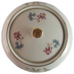 Zuckerdose Goldrand Schirnding Bavaria Blumen gebraucht - gut