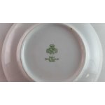 Untertasse für Kaffee 14,6 cm Graf von Henneberg Goldblummchen Rotpunkte gebraucht - gut