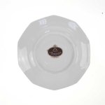 Untertasse für Kaffee 15,4 cm Arabella Atelier Blumendekor braun Blumen gebraucht - gut