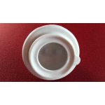 Kaffeekanne Kanne 1,5 L Winterling Röslau weiß Relief braun gold Dekor gebraucht - sehr gut