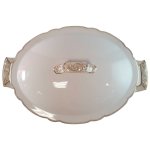 Ragoutterrine Servierschüssel Golddekor 1,5 L Zeh...