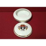 Deckeldose Bonboniere Goldrand Plankenhammer Einzelteile Floss Bavaria gebraucht - gut