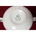 Suppentasse Suppenbecher Seltmann Weiden Weiß Braun gebraucht - gut