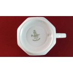 Kaffeetasse mit Untertasse Tasse & Winterling Röslau Rautenrelief Blaudeckor eckig Blau gebraucht - sehr gut