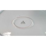 Servierplatte Speiseplatte Fleischplatte Steakplatte Goldrand 32x20,5 cm Eschenbach Alte Formen 010171 Schwarze Ranke gebraucht - gut