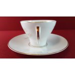 Untertasse Kaffeetasse mit Tasse & Edelstein Bavaria Wakefield Muster gebraucht - gut