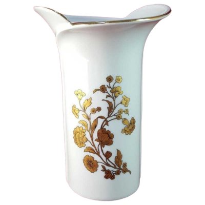 Vase Dekorative Goldrand 16,4 cm Royal KPM Bavaria Blumen gebraucht - gut