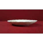 Untertasse für Kaffee 14,5 cm Winterling Kirchenlamitz Rillenrelief Orange Blume gebraucht - akzeptabel