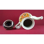 Kaffeekanne Kanne 1,4 L Schirnding Bavaria Blumen gebraucht - gut