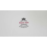 Kuchenteller Dessertteller Frühstücksteller Goldrand 21 cm Royal Vale Weiß mit gebraucht - sehr gut