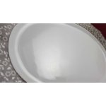 Servierplatte Speiseplatte Fleischplatte Steakplatte 32x21,6 cm NB Form und Design Serie Alba Braun gebraucht - akzeptabel