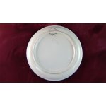 Wandteller D 31 cm Zur Goldenen Hochzeit Vogel Blumendekor Handarbeit Keramik