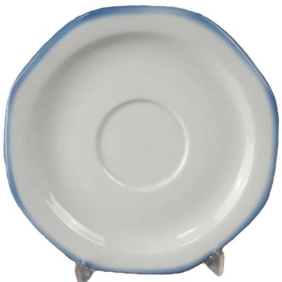 Untertasse für Kaffee 15 cm Burg Lindau Blaue Linie Blau gebraucht - sehr gut