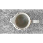 Milchkännchen Seltmann Weiden Vohenstrauß rot gold Rand gebraucht - sehr gut