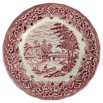 Kuchenteller 20,2 cm Grindley Homeland Rot gebraucht - gut