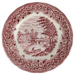 Kuchenteller 20,2 cm Grindley Homeland Rot gebraucht - gut