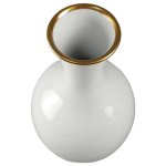 Vase Blumenvase Goldrand 28 cm Heinrich Weiß Selb...