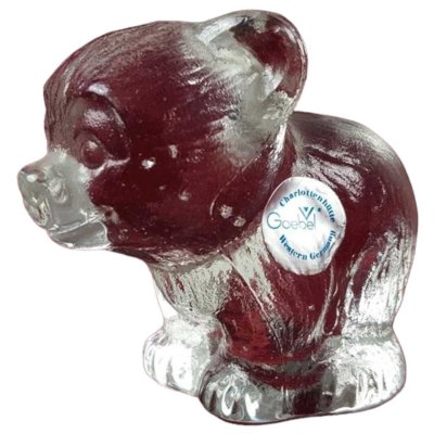 Figur Goebel Bär Transparent W.Germany gebraucht - sehr gut