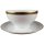 Sauciere mit Teller Golddekor 1tlg Melitta Verona gebraucht - sehr gut