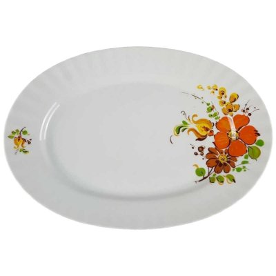 Servierplatte Fleischplatte Steakplatte 34,6x23,6 cm Kronester Bavaria gebraucht - gut