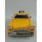 Blechmodell Blechauto Modellauto Oldtimer Taxi Gelb