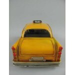 Blechmodell Blechauto Modellauto Oldtimer Taxi Gelb