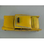 Blechmodell Blechauto Modellauto Oldtimer Taxi Gelb