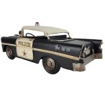Blechmodell Blechauto Modellauto Polizeiwagen Police