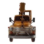 Blechmodell Blechauto Modellauto Nutzfahrzeug mobiler Kranwagen Eisen Antik-Stil