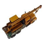 Blechmodell Blechauto Modellauto Nutzfahrzeug mobiler Kranwagen Eisen Antik-Stil