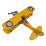 Blechmodell Blechflugzeug Modellflugzeug Doppeldecker...